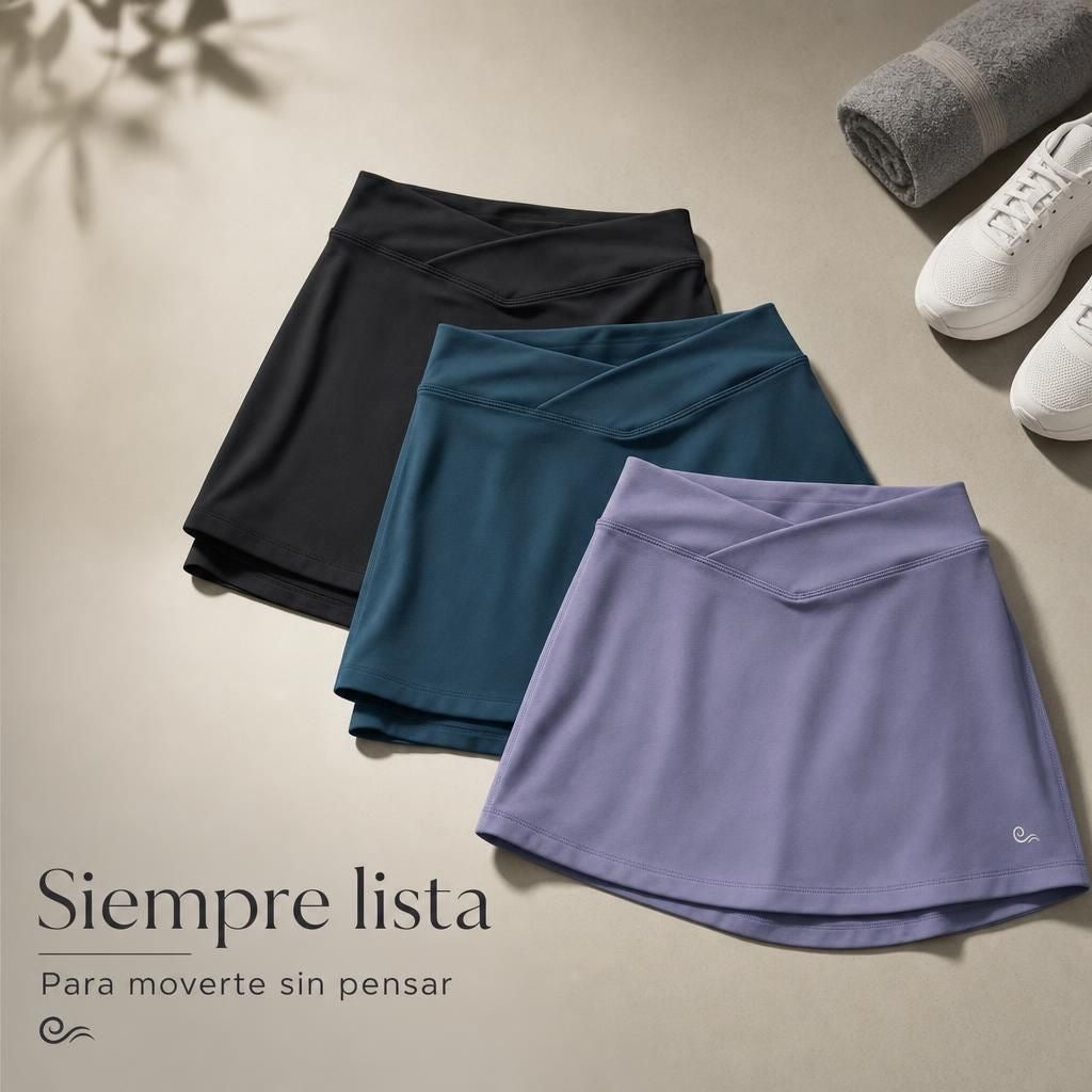 Falda Short Deportiva Gym Pádel Tenis